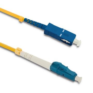 Qoltec optični patchcord LC/UPC - SC/UPC | enomodni | 9/125 | G652D | simpleks | 0,5 m