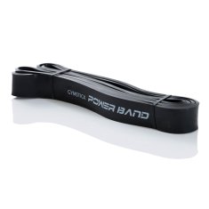 Gymstick Močna elastika - Power Band, črna MEDIUM