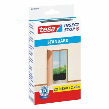 shumee TESA MREŽA PROTI KOMARJEM ZA VRATA ČRNE 12m x 22m STANDARD
