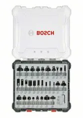 Bosch Komplet rezkarjev 30 kosov s pecljem 8 mm