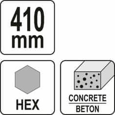 YATO Samodejno dleta s pecljem HEX za rušilna kladiva 410 mm