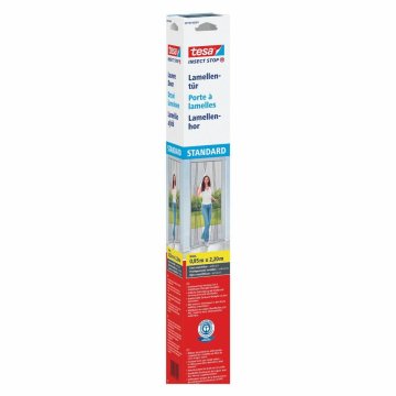 shumee TESA MREŽA PROTI KOMARJEM ZA VRATA ČRNE LETVE 95 m x 22 m STANDARD