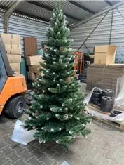 Alpina Božično drevo ZASNEŽENI BOR z izboklinami, višina 120 cm
