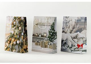 Autronic Papirnata darilna vrečka - XL, Božična tema AUT123-XL