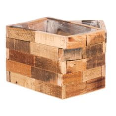 Autronic Ovitek za rože iz lesa, nastavljeno 2ks. Cena 1sadu. OC3760