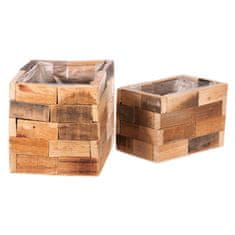 Autronic Ovitek za rože iz lesa, nastavljeno 2ks. Cena 1sadu. OC3760