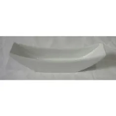 Autronic Keramična vaza, oblika kadi, bela, komplet 3 kos HL9027-WH