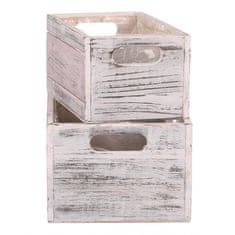 Autronic Ovitek za rože lesena, nastavljeno 2ks. Cena 1sadu. AB2163-LILA