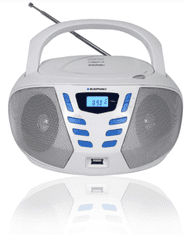 Blaupunkt BB7WH prenosni radio, MP3/CD-predvajalnik, USB, bel