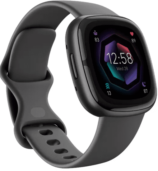 Fitbit Sense 2 pametna ura, siva (FB521BKGB)