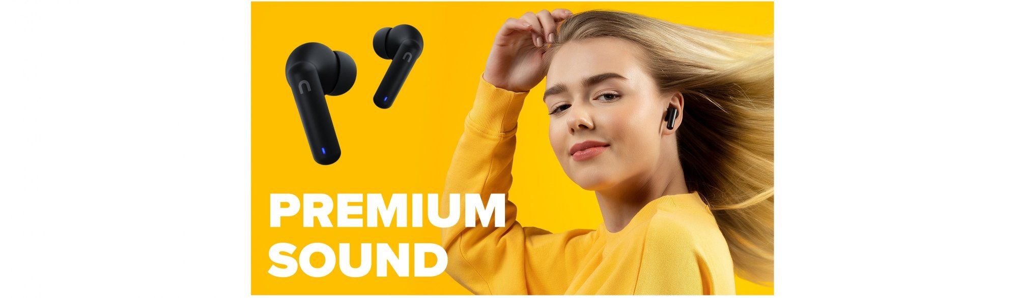 Bluetooth slušalke niceboy hive pins 3 mikrofon za prostoročno telefoniranje ionski izenačevalnik aplikacij odličen zvok dolga življenjska doba baterije polnilno ohišje