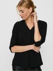Jacqueline de Yong Ženska bluza JDYDIVYA Loose Fit 15226911 Black (Velikost 36)