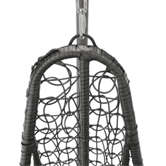 eoshop Viseči fotelj Kalea 2 NEW s stojalom, siv/svetlo siv, 130 kg, za notranje in zunanje prostore