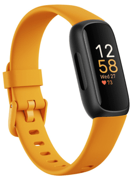Fitbit Inspire 3 pametna zapestnica, rumeno-črna