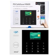 PNI SafeHouse HS600 Wifi, GSM, 4G brezžični alarmni sistem, Tuya