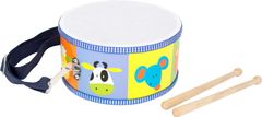 Legler Otroški leseni glasbeni instrumenti za majhne noge Drum Animals