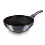 Berlingerhaus Ponev WOK z marmornato površino 28 cm Carbon PRO Line BH-6900