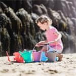 Bigjigs Toys Vedro za plažo modro