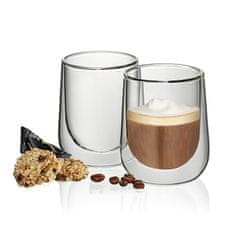 Kela Kozarci za kapučino FONTANA set 2 180 ml KL-12404