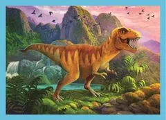 Trefl Sestavljanka Unikatni dinozavri 4v1 (12,15,20,24 kosov)