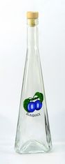 Kovovýroba Jeníkov Steklena steklenica 500ml JEHLAN z zamaškom ŠVESTKA