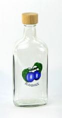 Kovovýroba Jeníkov Steklena steklenica 700ml GIN s pokrovom ŠVESTKA