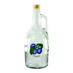 Kovovýroba Jeníkov Steklena steklenica 1750ml FRUCO s pokrovom SWESTKA