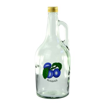Kovovýroba Jeníkov Steklena steklenica 1750ml FRUCO s pokrovom SWESTKA