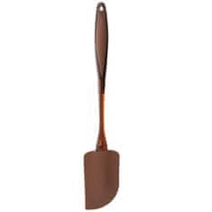 Orion Silikonska lopatka za testo 30 cm rjava