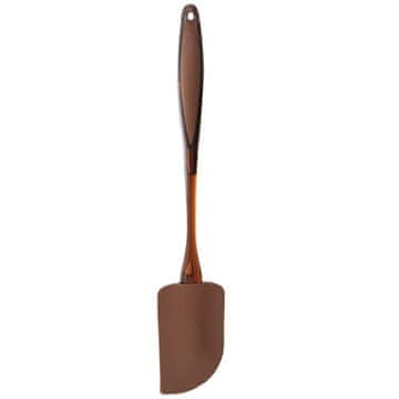 Orion Silikonska lopatka za testo 30 cm rjava