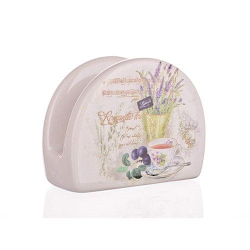 Banquet Držalo za prtičke keramika LAVENDER