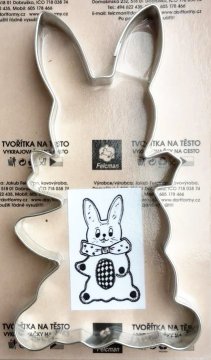 Kovovýroba Jeníkov Zajec z lokom na sprednji strani 145x80mm CZ
