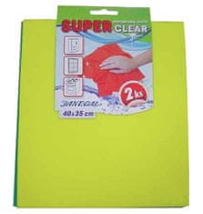 JANEGAL Gobasta krpa 2 kosa 40x35cm SUPERCLEAR