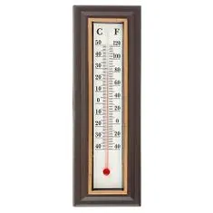 Sobni/notranji termometer plastični 16x5,5cm RETRO