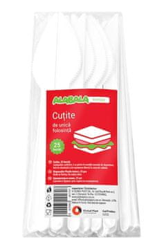 Alabala Plastični nož za enkratno uporabo 25 kosov