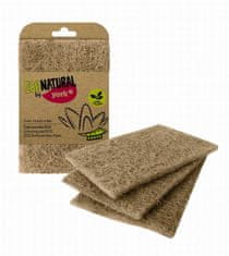York Goba abrazivna blazinica 15x10cm 3 kosi ECO NATURAL