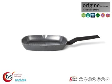 TVS Ponev za peko na žaru z neprebojno plastjo 28x28cm ORIGINE indukcija