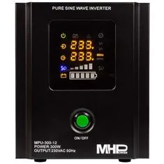 MHpower rezervno napajanje MPU-300-12, UPS, 300W, čisti sinus, 12V