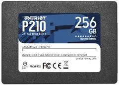 Patriot P210 256 GB SSD / 2,5" / notranji / SATA 6 GB/s / 7 mm