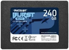Patriot BURST ELITE 240 GB SSD / notranji / 2,5" / SATA 6 Gb/s /