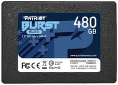 Patriot BURST ELITE 480 GB SSD / Notranji / 2,5" / SATA 6 Gb/s /