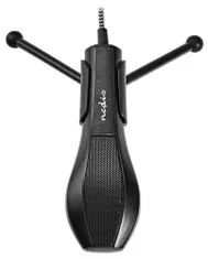 Nedis MICTU100BK - Mikrofon | Za uporabo s prenosnim računalnikom / namiznim računalnikom | / žični | 1x USB