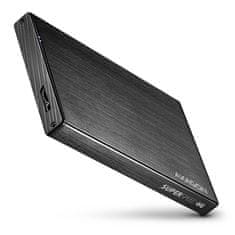 AXAGON EE25-XA6, USB 5Gb/s - SATA 6G, 2,5" kovinska škatla ALINE