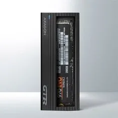 EEM2-GTR, USB-C 3.2 Gen 2 - M.2 NVMe SSD kovinska škatla THIN RIB