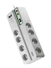 APC Essential SurgeArrest - prenapetostna zaščita 8 kosov + telefon in koaks, 2 m napajalni kabel