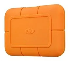 LaCie SSD zunanji trpežni 2,5-palčni 500 GB - USB 3.1 Gen 2, tip C, oranžna