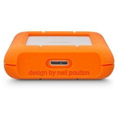LaCie HDD zunanji robustni mini 2,5" 4TB - USB 3.0, oranžna