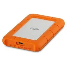 LaCie HDD zunanji robustni 2,5" 5TB - USB-C, oranžna