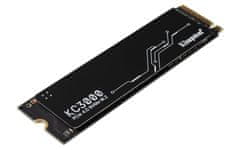 Kingston 4096 GB KC3000 PCIe 4.0 NVMe M.2 TLC SSD (branje/pisanje: 7000/7000 MB/s; 1M/1M IOPS)