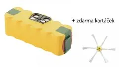 PATONA baterija za iRobot Roomba 3300 mAh, 14,4 V Ni-MH, za serijo 5xx/6xx/7xx/8xx + BREZPLAČNA ščetka